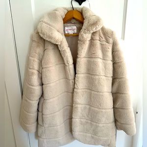 Small Joe Fresh and Jillian fur jacket - worn once